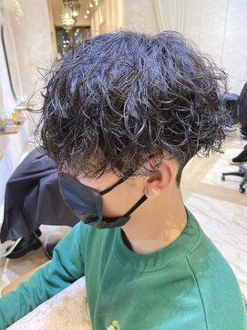 ロンドガルマン 名古屋(Lond GULLMAN) 【LondGULLMAN SAKURA】波まきスパイラルパーマ MEN'SHAIR