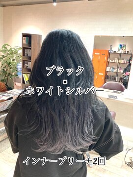 コワファーストナガサキシャンプーボーイ(COIFF1RST NAGASAKI SHAMPOO BOY) ブラック×ホワイトシルバー☆