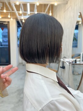 ロンドアジュール 横浜(Lond azur) 丸みのあるまとまるボブ