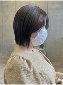 大人ボブ/グレージュカラー/似合わせカット/髪質改善[登戸]