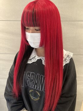 リー 京橋(Lee) 【Lee京橋】ロング×逆インナーカラー