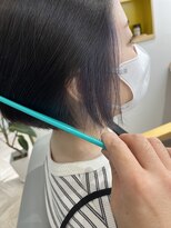 ココル(cocolu)&nbsp;インナーカラー×ネイビー