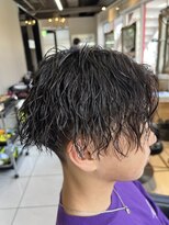 アイズ 海老名(AIZU) ツイストスパイラルパーマ 刈り上げマッシュ ツイストパーマ