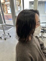 シラス(SiLasu)&nbsp;波巻き外ハネメンズボブ