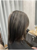 コントラスト白髪ぼかし【TELAHAIR蘇我2号店】
