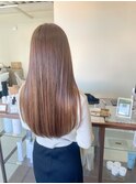 ベージュカラー_ブリーチ無し_透明感カラー_髪質改善_109