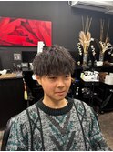 ツイストスパイラルパーマ<松江><理容室><メンズ美容室＞