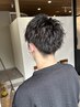 【メンズ人気No,5★おすすめメニュー】カット+パーマ+炭酸スパ￥15178→￥7980