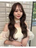 リリー(Lilley) (lilley内堀)韓国ヘア×前髪×ロング×波ウェーブ