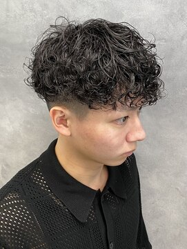 リプレイ 草津店(RIPLAY) ベリーショート/ダークアッシュ/ニュアンスパーマ/韓国マッシュ