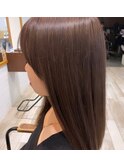 ダブルカラーショートボブインナーカラーハイライトケアブリーチ