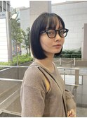 【祐加子】丸みボブ