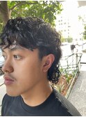 マレット×パーマ