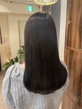 ヘアリゾート粋 トゥジュ 池袋東口店(tujuh) 艶髪/ストレートロング/黒髪ロング