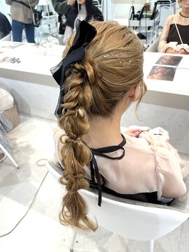 ディティカ ルーク(Dityca luk) ベロア×金箔　高め編み下ろし