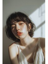 ラナ 新宿(lana)&nbsp;ボブウルフ/顔まわり/レイヤーカット【lana hair 新宿】