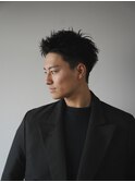 メンズカットビジネススパイキーショート