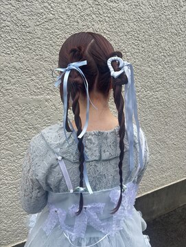 ツインヘアアレンジ