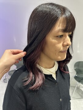 プライズ 成増店(prize) インナーカラー×ピンクラベンダーダブルカラー成増