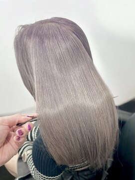 ピリオド 赤坂(Period.) セミロング ブリーチ ハイトーン 髪質改善 赤坂見附 美容室