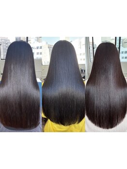 髪質改善特化☆話題の「髪にドラマを。」の薬剤を使用したこだわりの縮毛矯正が人気☆