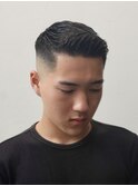 スキンフェード×クラシックショート/刈り上げ/メンズ/バーバー