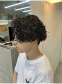 メンズパーマ/スパイラルパーマ/波巻きパーマ