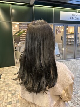 韓国へア/レイヤー/顔周り/ボブ/透明感カラー
