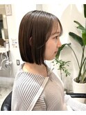 【ボブ】骨格補正で叶う小顔ボブ