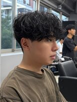 エルマーク 京都駅前(L-MARK)&nbsp;波巻きツイスパ/サーフカール/メンズ/men's/メンズサロン/眉毛