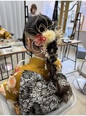 成人式着付けヘアセット