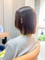 ヘアアンドライフ エジェリデイズ(hair&life egerie days)&nbsp;切りっぱなしボブ/縮毛矯正/恵比寿美容室/20代/30代/髪質改善