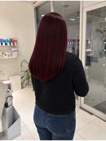 ステラ ヘア デザイン サロン(STELLA hair design salon)&nbsp;チェリーレッド×ロング【浅野】