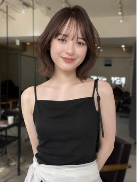 コート 青山(Cote) 大人可愛い顔まわりレイヤーボブ/タッセルボブ/切りっぱなしボブ