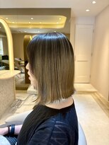 リリー 鷺沼店(RILLY)&nbsp;〈キシタクヘアー〉ボブ×アウターカラー・バレイヤージュ