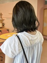 マルソー&nbsp;岡山ミディアムオリーブカラー髪質改善トリートメントミディアム