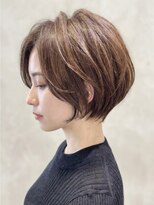 ブロッサム アネックス 成増店(Blossom)&nbsp;大人可愛いナチュラルショートボブ/透明感カラー/30代40代