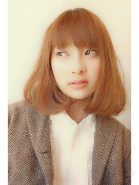 ブーケ(BOUQUET) レトロボブ・オレンジ・イルミナカラー・小顔