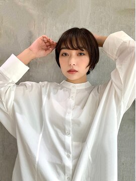 ヌイ 横浜(nui) ショート_ボブルフピンクベージュクールショート