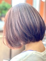 ハーモニックサロン キュア(harmonic salon Cure)&nbsp;ショートボブ/グレージュカラー/福山市