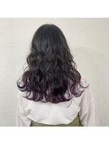 クラン ヘアーアンドスタジオ(CLAN hair & studio)&nbsp;パープル裾カラー