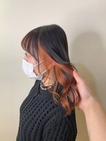 ラ ヴィ ベル(La vie Belle)&nbsp;☆フェイスフレーミングカラー☆#オレンジ　#韓国