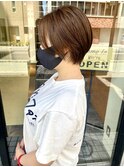 短すぎない鉄板ショートボブ