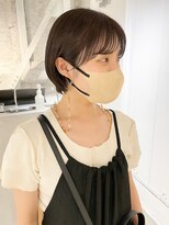 フォト 新宿(foto) グレーベージュ前髪パーマレイヤーカットダブルカラー髪質改善