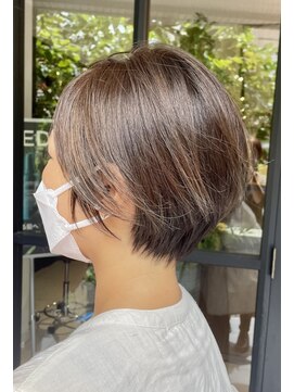 アイフィール アヴェダ 瑞江店(i feel AVEDA) 【林】ショートボブ　ショコラカラー