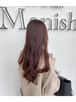 ヘアーアンドネイル マニッシュ(hair&nail Manish) ワンレンロング