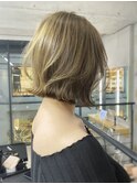 シークレットハイライトでつくるオリーブベージュ