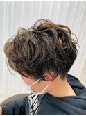 メンズポイントパーマ