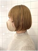 ボブ/ハイトーンボブ/ナチュラルハイトーン
