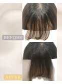 増毛エクステ（エアエク）500本　　前髪の透け感にも！